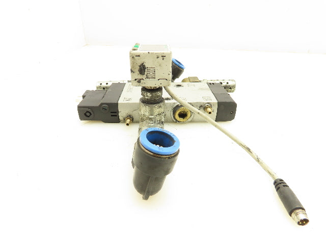 Festo CPE24-M1H-5LS-3/8 Pneumatic Solenoid Valve 24VDC 3/2 Way