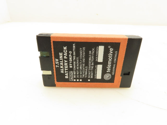 Telemotive BT10KP-0 Battery Pack Alkaline 7.5V Crane Remote Lot of 2