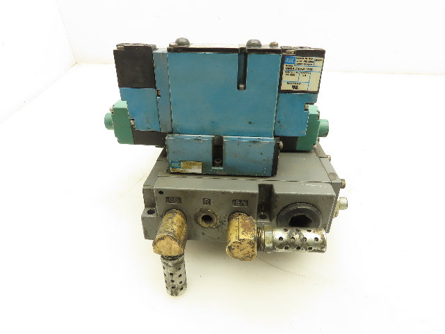 Numatics/Mac 081SS400M000061 Pneumatic Manifold 3 Solenoid Valve 24VDC