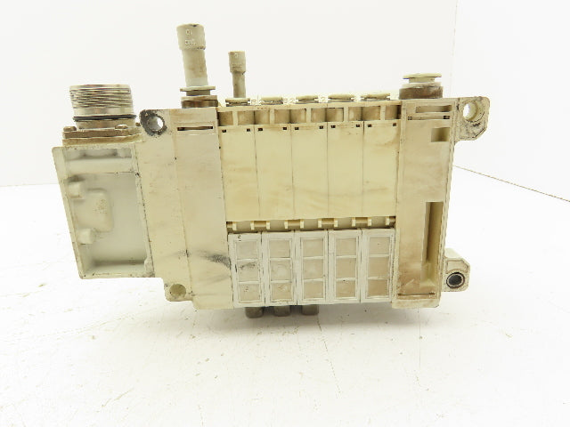 SMC VVQ2000-10A-1 VQ2401-51 5-Station Manifold Block Pneumatic Solenoid Valves