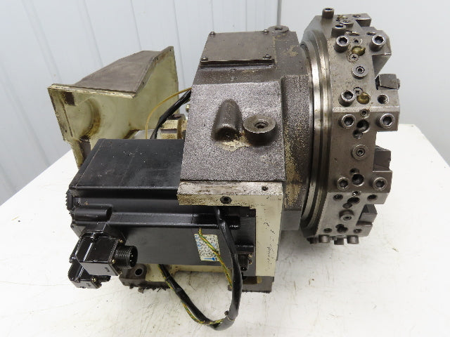 Okuma LU-300 CNC Lathe 12-Position Turret Tool Changer Servo PX-MAF230J-3TB-A