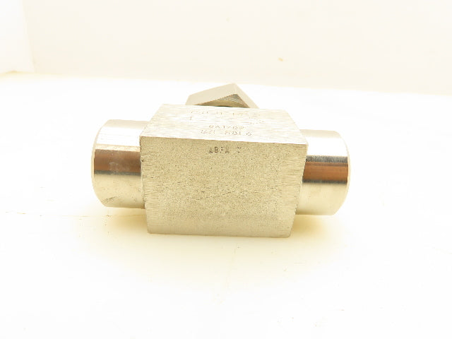 Nupro SS-58F6 Stainless Steel Lift Check Valve 3/8" FNPT 6000 PSI
