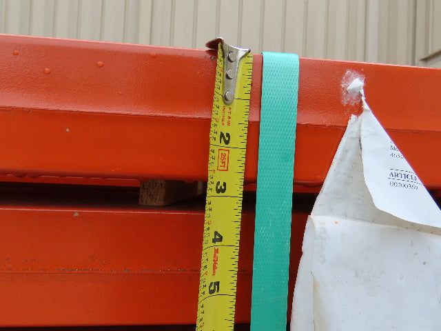 Interlake Teardrop Pallet Rack Racking Step Beam Crossmember 12' 144"x4" 2650 LB