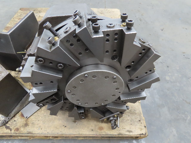 Okuma LU-15 CNC Lathe 12-Position Turret Tool Changer Servo Motor BL MC140E 30T