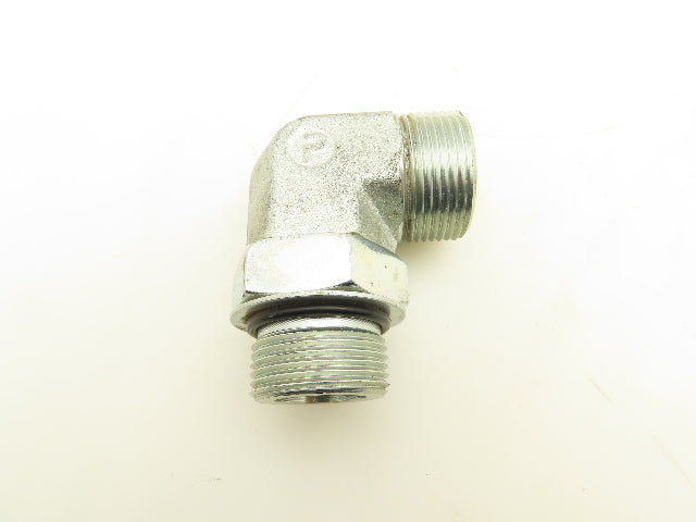 Parker 12-16 C5OLO Seal-Lok Elbow SAE O-Ring Fitting 1-5/16x1-7/16" Lot of 2