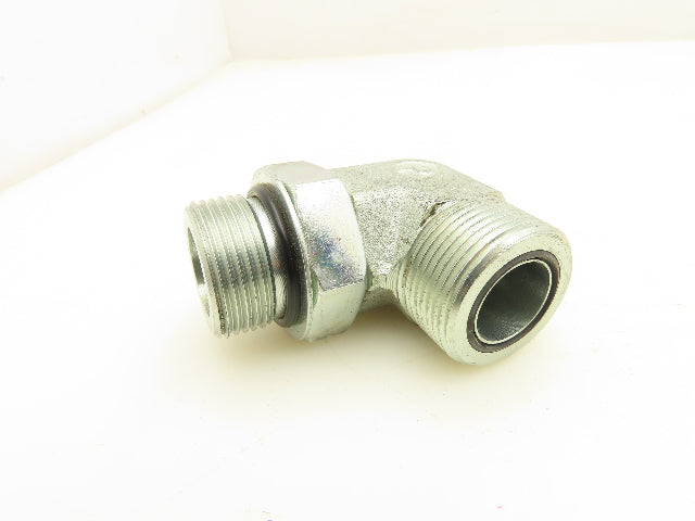 Parker 12-16 C5OLO Seal-Lok Elbow SAE O-Ring Fitting 1-5/16x1-7/16" Lot of 2