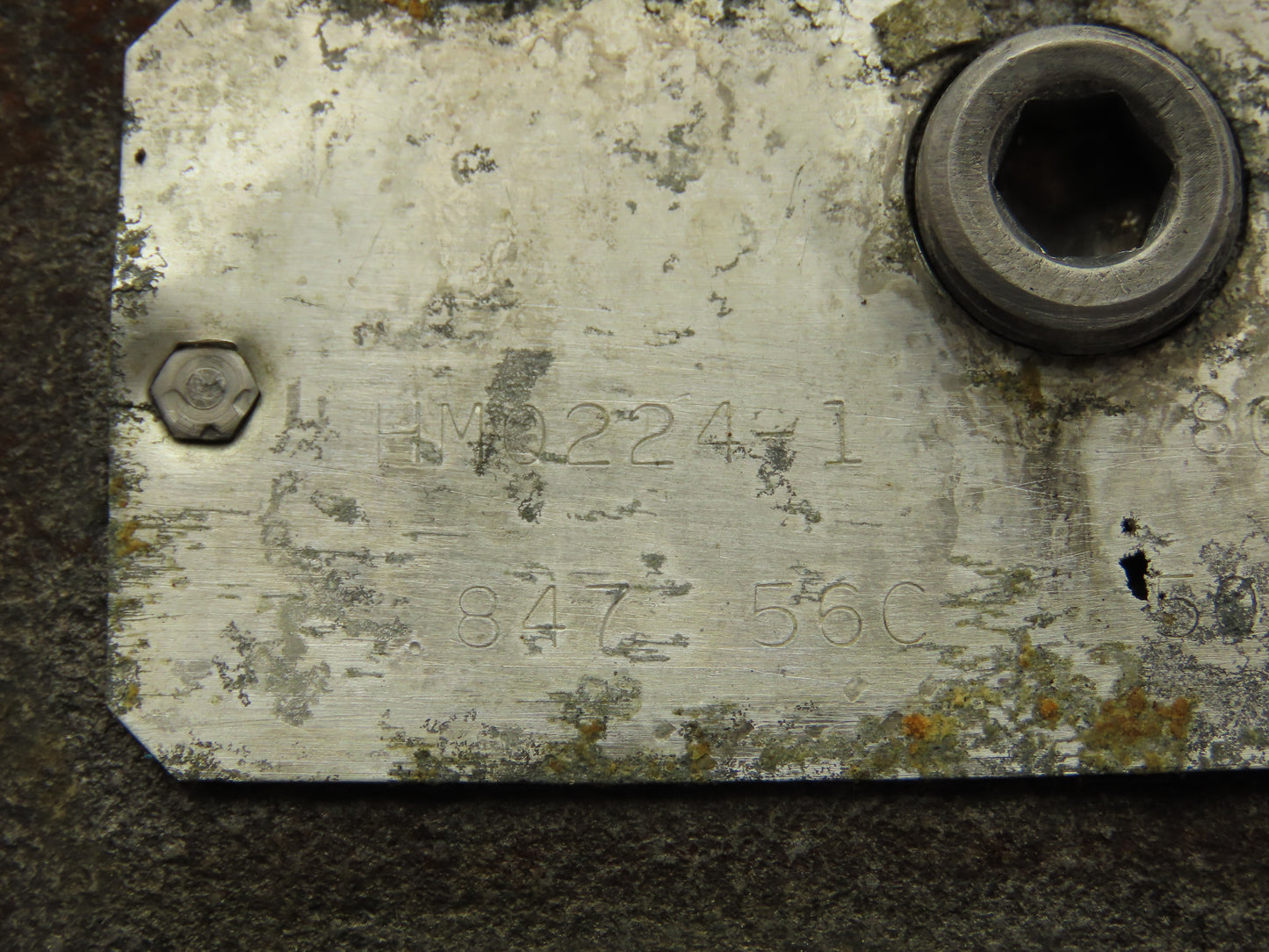 Grove Gear HM0224-1 Flexaline Gearbox 50:1 Reducer .84Hp 44 RPM Hollow Shaft 56C