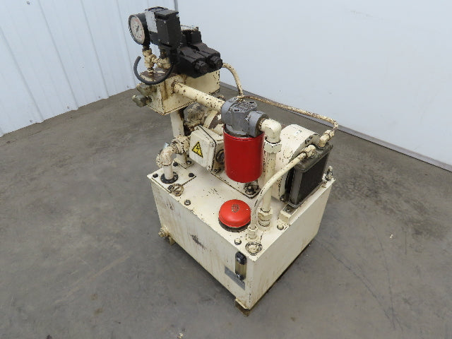 Showa Okuma PVU-40-0403-HX CNC Lathe Hydraulic Power Unit 2.2kw 25L/Min 40L Tank