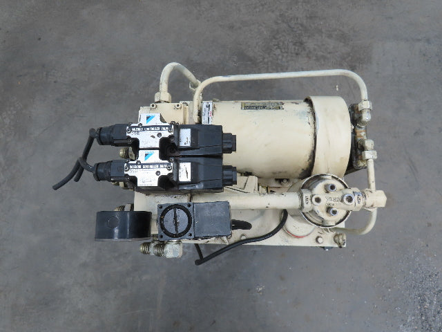 Showa Okuma PVU-40-0403-HX CNC Lathe Hydraulic Power Unit 2.2kw 25L/Min 40L Tank