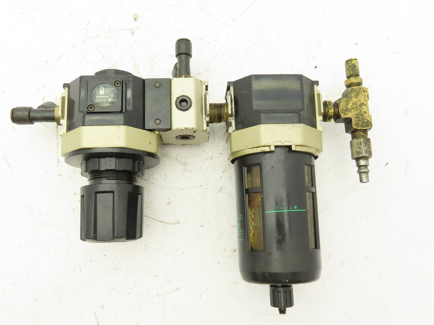 CKD R4000-10 / F4000-10-F Air Line Filter Regulator Combo 3/8"