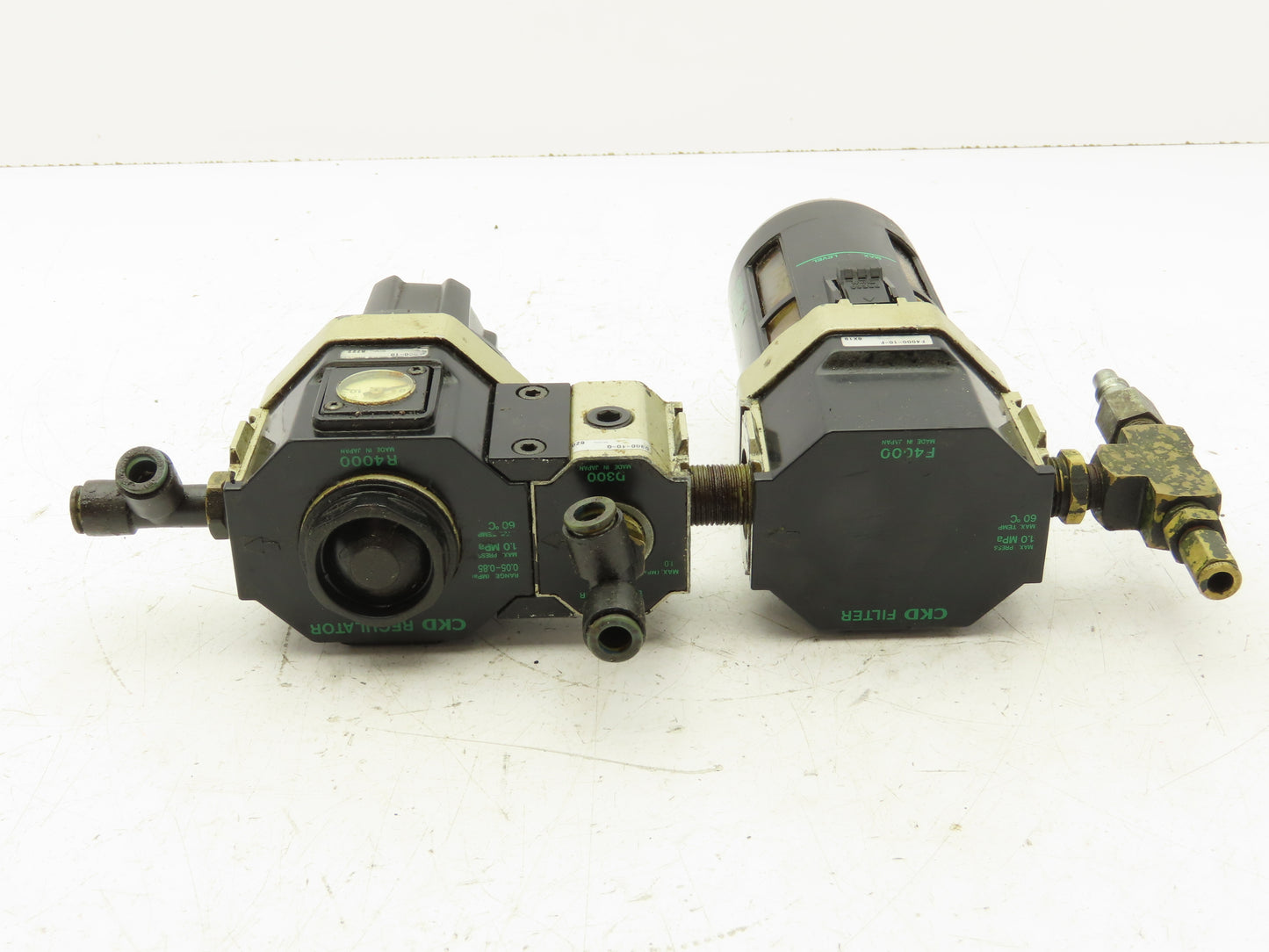 CKD R4000-10 / F4000-10-F Air Line Filter Regulator Combo 3/8"