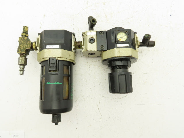 CKD R4000-10 / F4000-10-F Air Line Filter Regulator Combo 3/8"