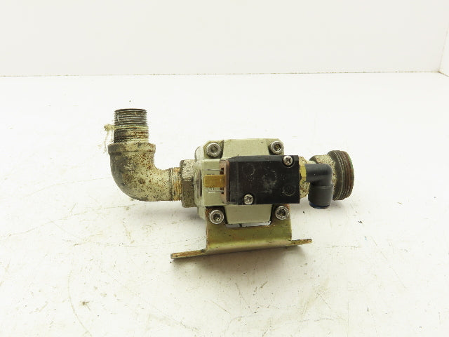 CKD CVS2-20A-10-02HSB-3 Pneumatic Solenoid Coolant Valve 3/4" 24VDC NC