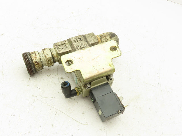 CKD CVS2-20A-10-02HSB-3 Pneumatic Solenoid Coolant Valve 3/4" 24VDC NC
