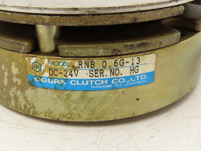 Ogura RNB 0.6G-13 Clutch Brake 24VDC 25mm Bore