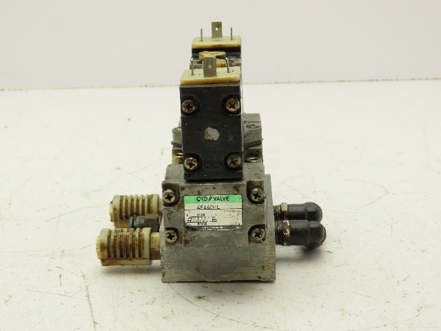 CKD 4F440-L Pneumatic Solenoid Valve 5 Port 3-Pos 24VDC