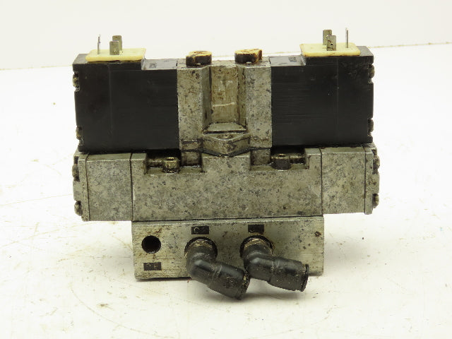 CKD 4F440-L Pneumatic Solenoid Valve 5 Port 3-Pos 24VDC