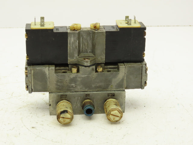 CKD 4F440-L Pneumatic Solenoid Valve 5 Port 3-Pos 24VDC