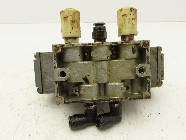 CKD 4F440-L Pneumatic Solenoid Valve 5 Port 3-Pos 24VDC