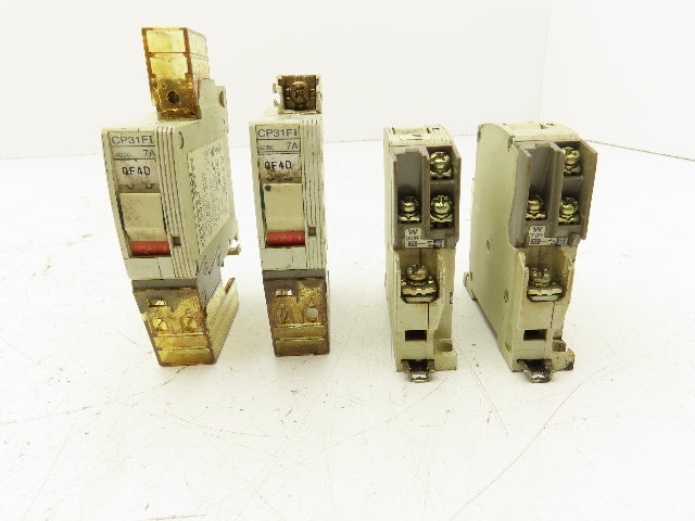 Fuji Electric CP31FI/7W Circuit Protector 1 Pole 7A 240V Lot of 4