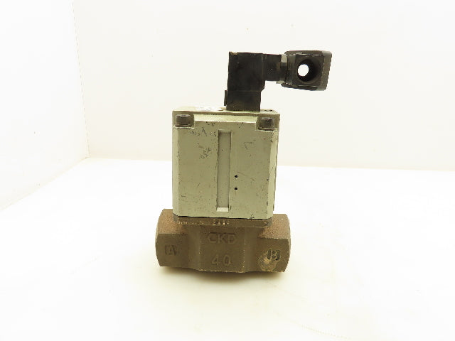 CKD NSB1A-40A-03RS Solenoid Coolant Valve 24VDC 1-1/2 NPT