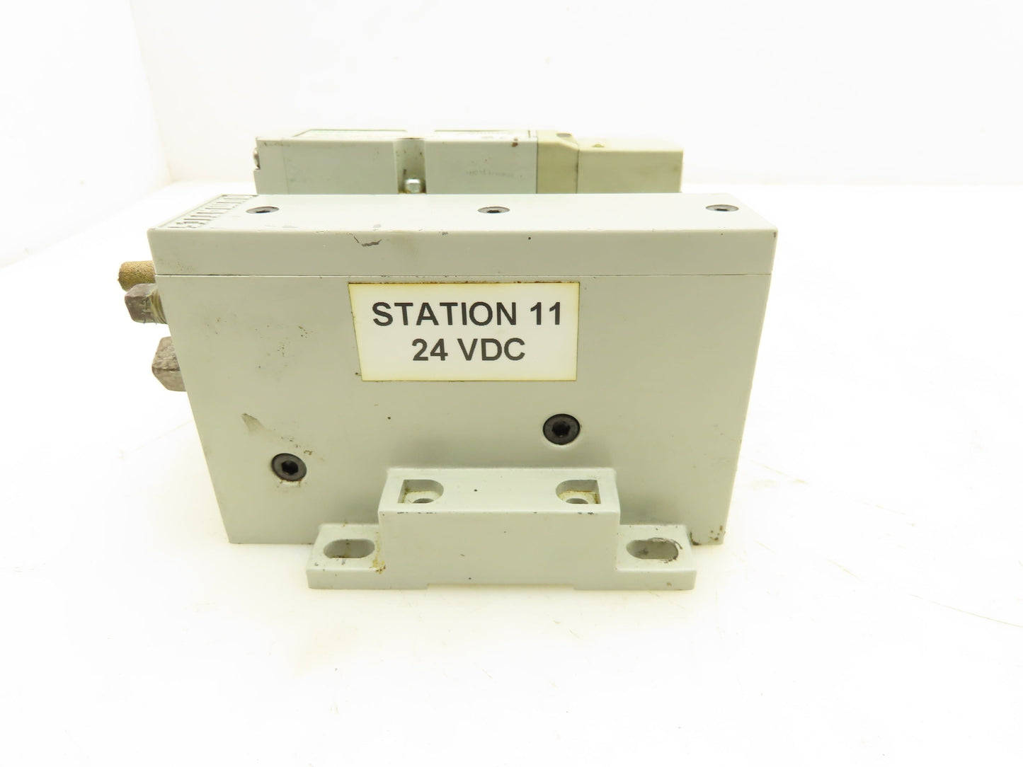 Numatics 122BA400M000061 Pneumatic Solenoid Valve 2-Station Manifold 24VDC