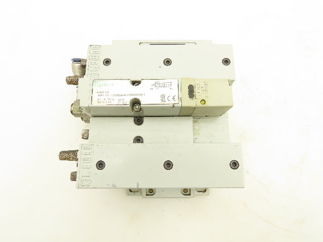 Numatics 122BA400M000061 Pneumatic Solenoid Valve 2-Station Manifold 24VDC