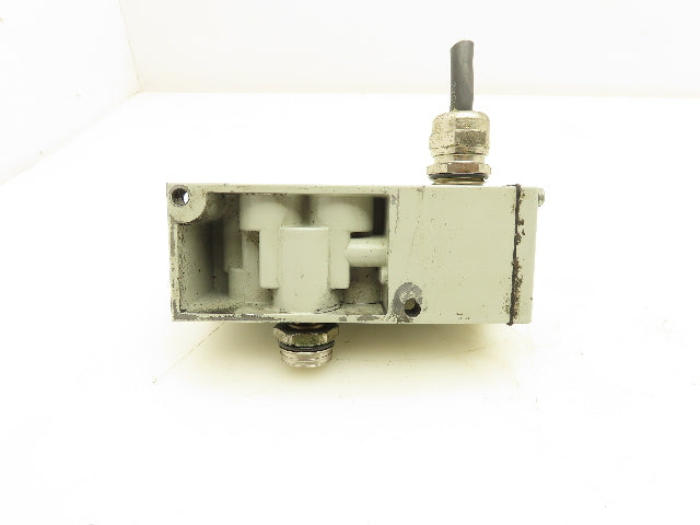 Numatics 122BA4Z2ML00061 Pneumatic Solenoid Valve w/Manifold Base 24VDC