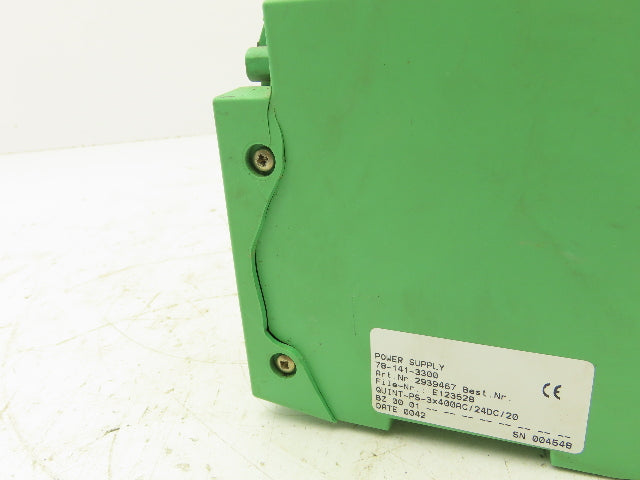 Phoenix Contact PS-3X400AC/24DC/20 Industrial Power Supply Unit