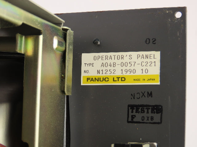 Fanuc A04B-0057-C221 HMI Interface Operator Control Display Unit