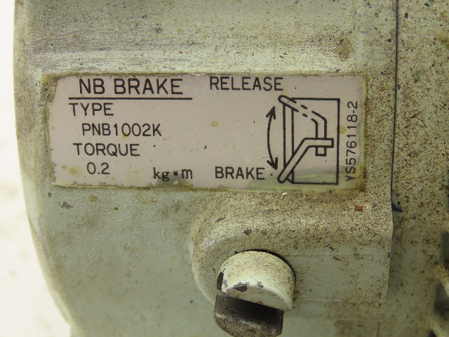 Fuji Electric MGC14A002S030G Parallel Shaft Gearmotor 30:1 200W 220V Brake Motor