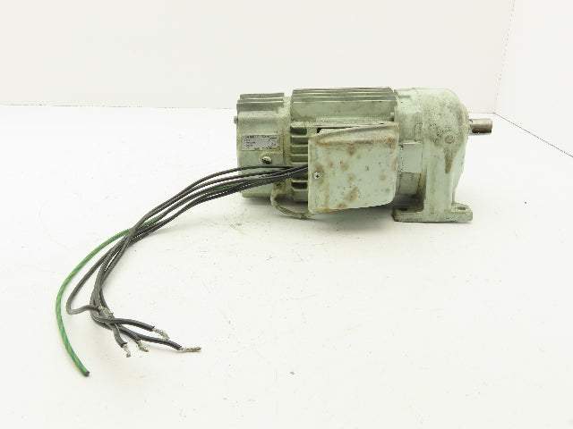 Fuji Electric MGC14A002S030G Parallel Shaft Gearmotor 30:1 200W 220V Brake Motor