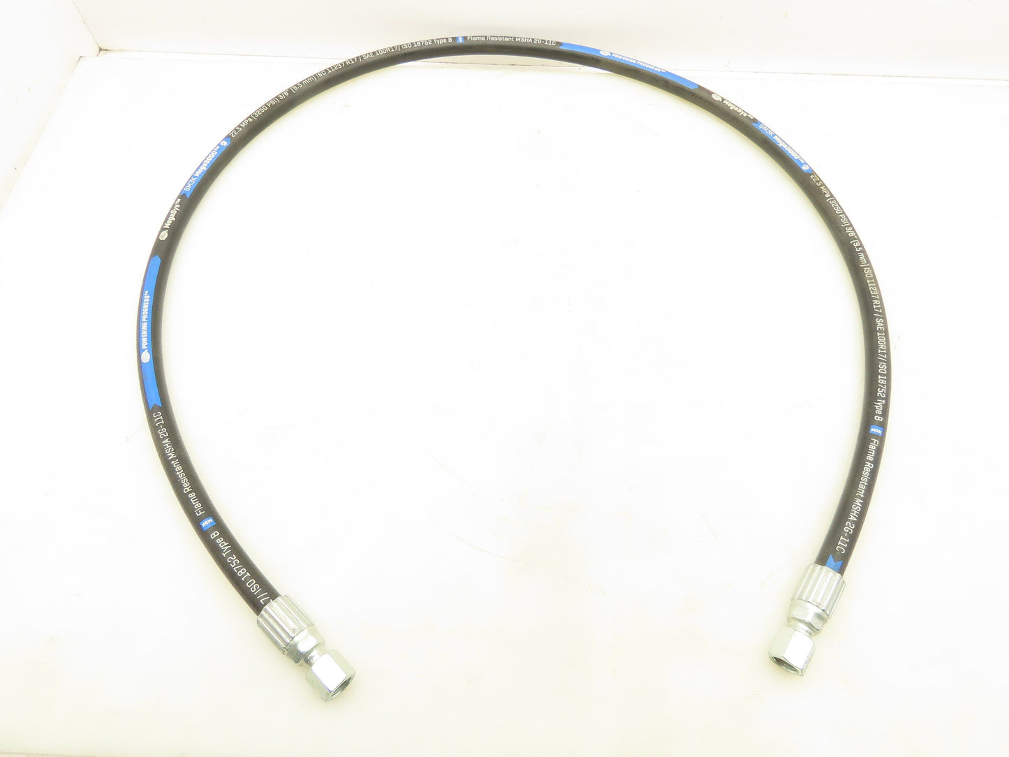 Gates MSHA 2G-11C Flame Resistant Hydraulic Hose 3/8" 3250PSI 22.5MPa 60"
