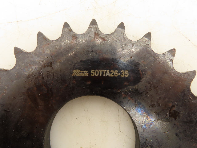Martin 50TTA26-35 Torque Limiter Sprocket 26 Teeth Chain number 50 2" Bore
