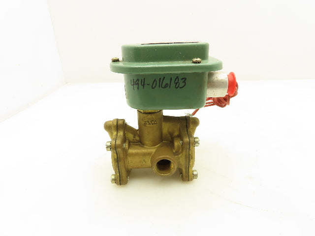 Asco WPFT8316 64 Red Hat Solenoid Valve 120V 6W 10-125PSI 1/2"NPT