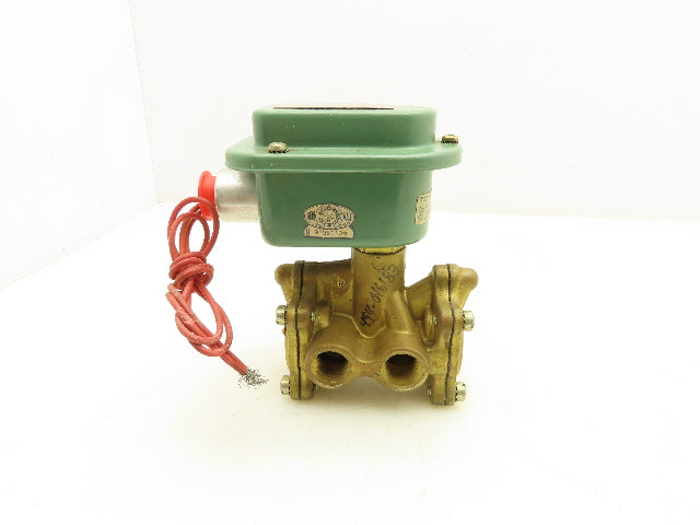 Asco WPFT8316 64 Red Hat Solenoid Valve 120V 6W 10-125PSI 1/2"NPT
