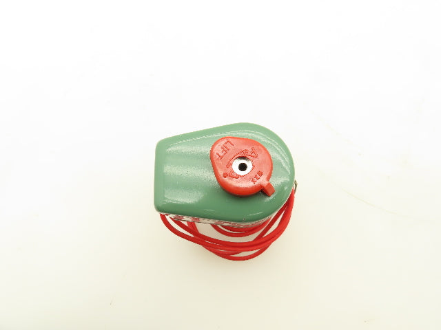 Asco 8314C24 Red Hat Solenoid Valve 120V 11W 75PSI 3 Way 1/4"NPT