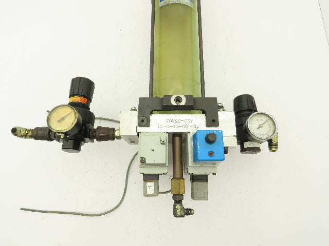 Centerline CLR-ISO-4A2-14 Pneumatic Oil Lubrication Pump 4" Fluid Cylinder