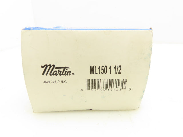 Martin ML150 1 1/2 Jaw Coupling Hub Straight Jaw 1.500" Bore Finished Steel