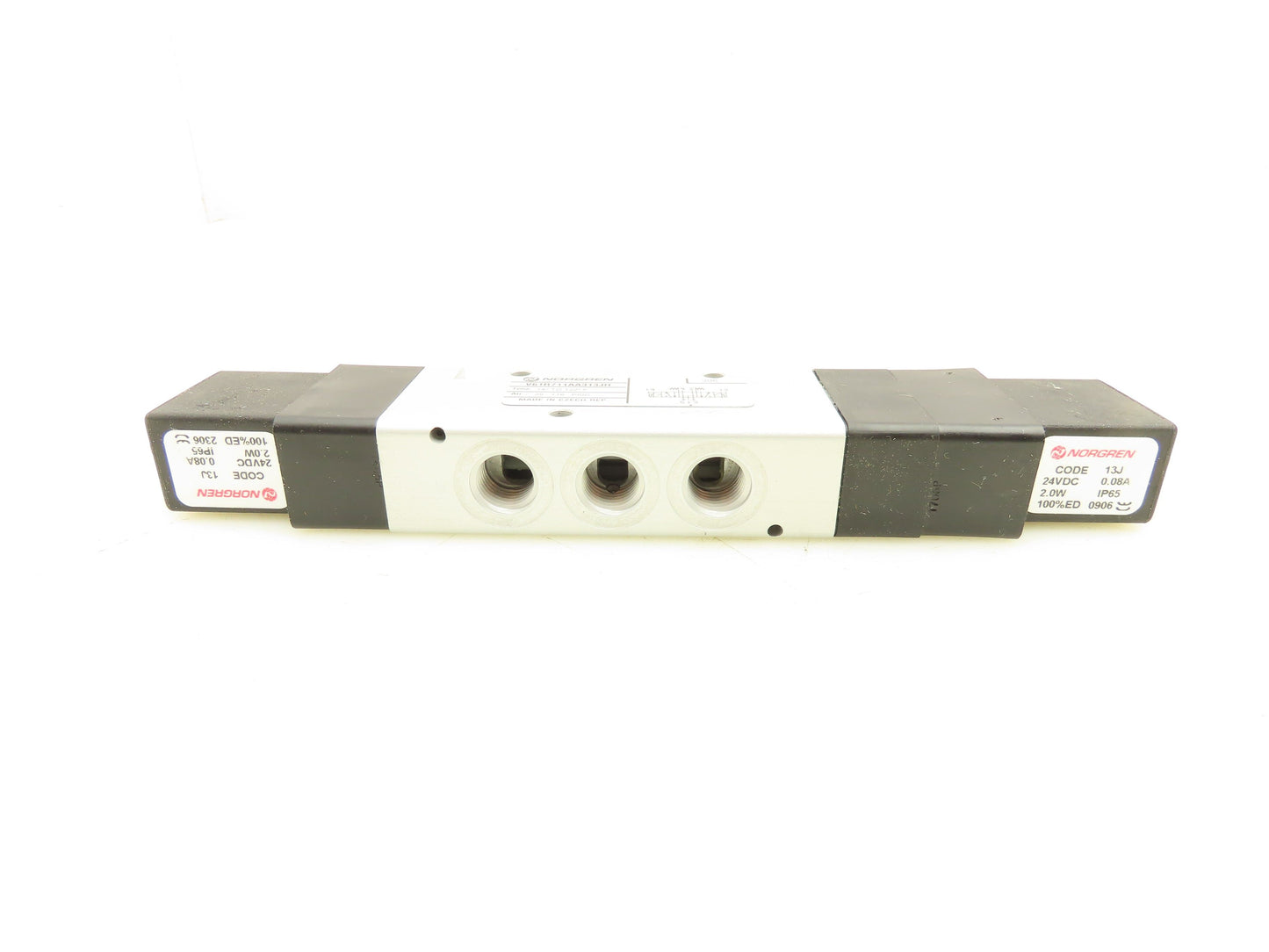 Norgren V61R711AA313JH Pneumatic Double Solenoid Valve 5/3 Pos 1/4" NPT 24VDC
