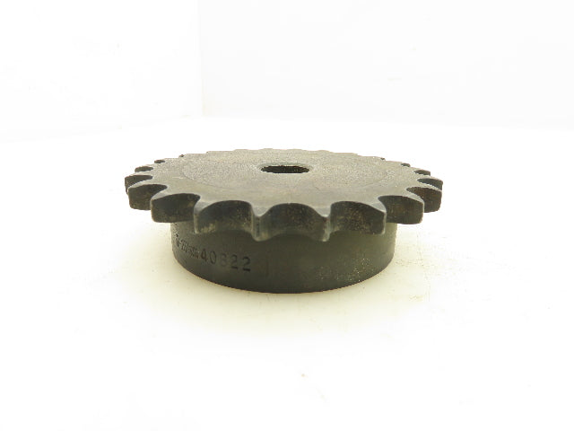 Martin 40B22 Roller Chain Sprocket # 40 B Hub 22T 0.6250" Stock Bore Lot Of 2