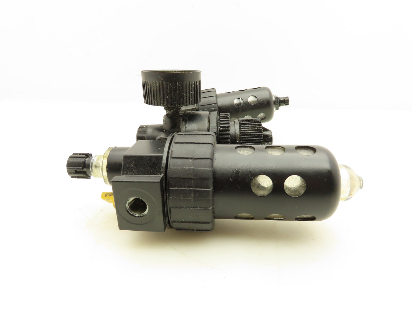Parker 16L12BE/06F22AC Compressed Air Line Filter Regulator Lubricator 3pc Combo
