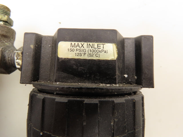 Parker 16L12BE/06F22AC Compressed Air Line Filter Regulator Lubricator 3pc Combo