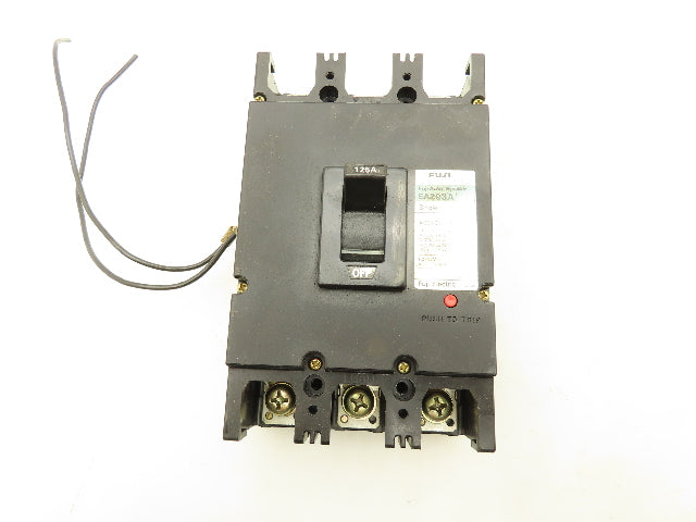 Fuji Electric EA203A Circuit Breaker 125A 600VAC 3P