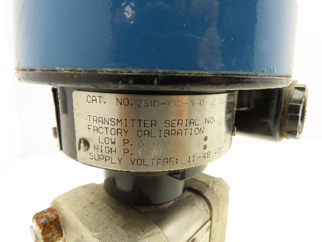 Leeds Northrup 2610-100-11-0-01-301-809-206 Pressure Transmitter 11-48VDC 100PSI