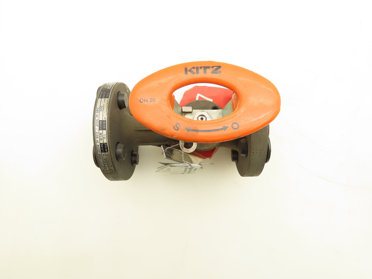 Kitz 300SCTA-M-HC-CL2 Chemical Ball Valve 1/2" Flanged Class 300 Steel 4-Bolt
