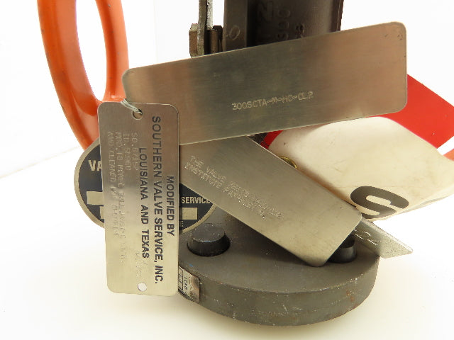 Kitz 300SCTA-M-HC-CL2 Chemical Ball Valve 1/2" Flanged Class 300 Steel 4-Bolt