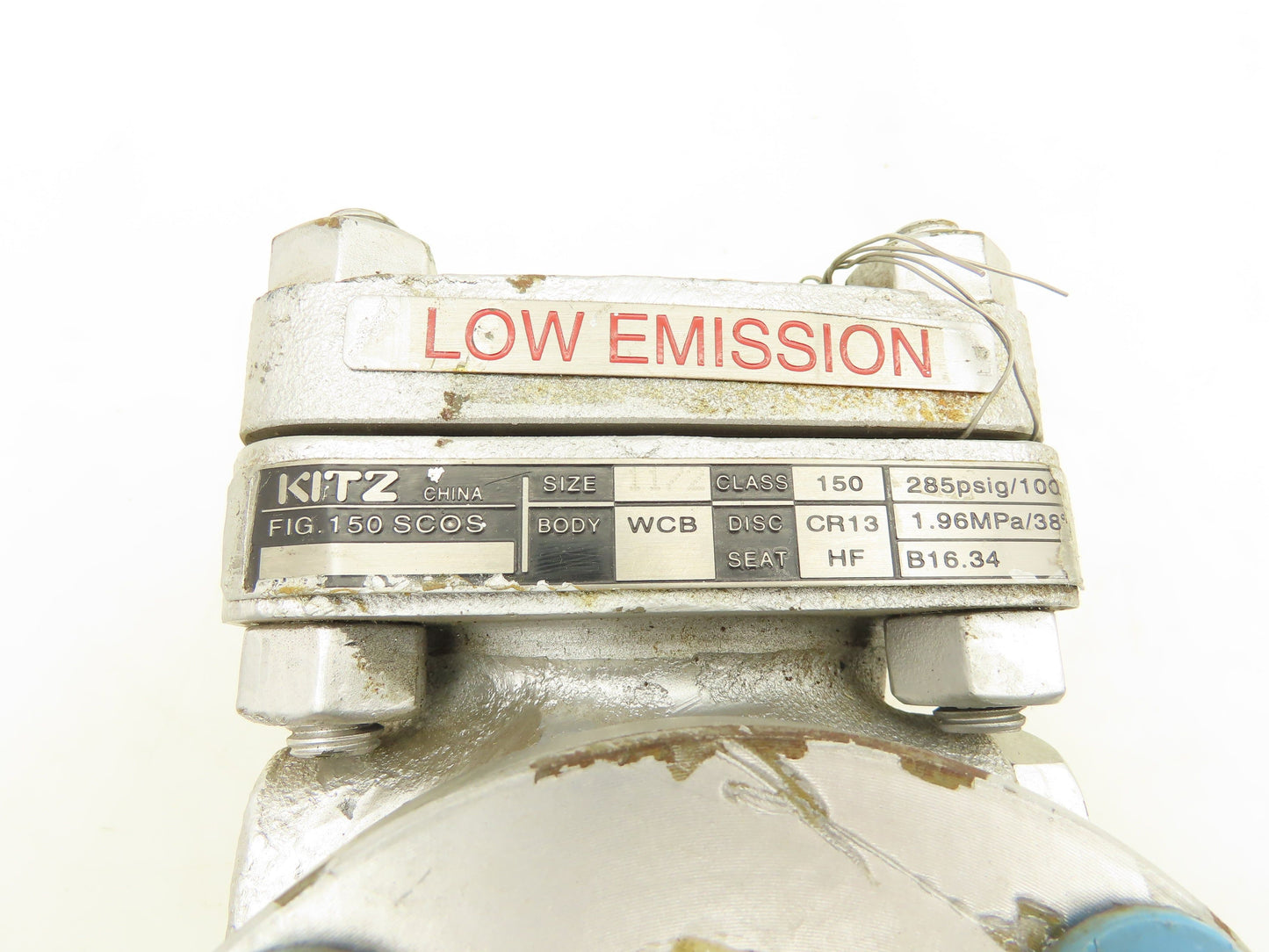 Kitz FIG.150SCOS Swing Check Valve Flanged 1-1/2"150 Class HF Seat CR13 Disk WCB
