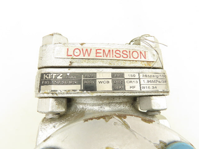 Kitz FIG.150SCOS Swing Check Valve Flanged 1-1/2"150 Class HF Seat CR13 Disk WCB