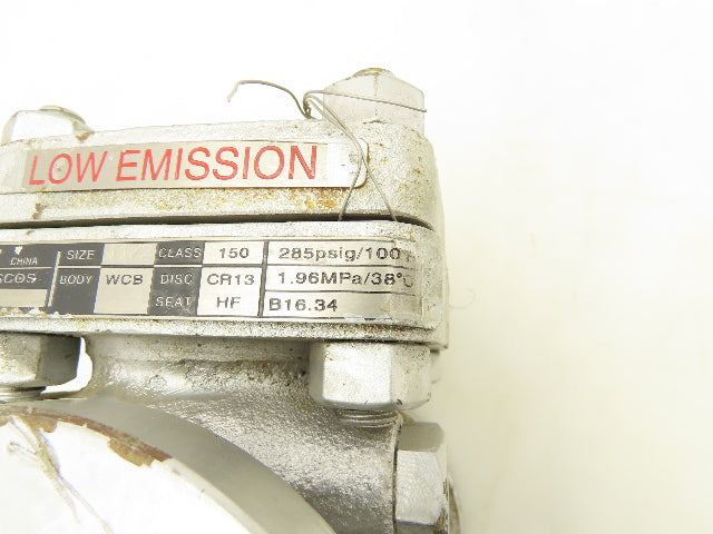 Kitz FIG.150SCOS Swing Check Valve Flanged 1-1/2"150 Class HF Seat CR13 Disk WCB